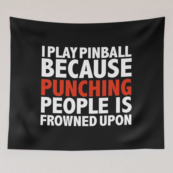 Item preview, Pinball because punching people is frowned upon Pinball player designed and sold by losttribe.