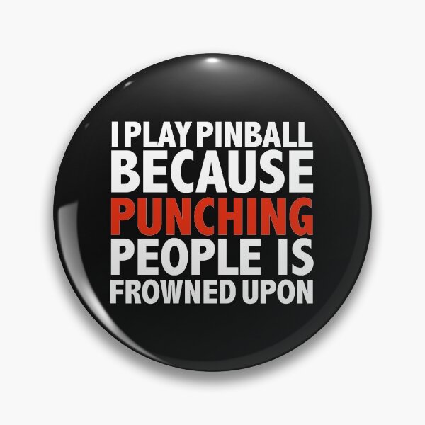 Item preview, Pinball because punching people is frowned upon Pinball player designed and sold by losttribe.