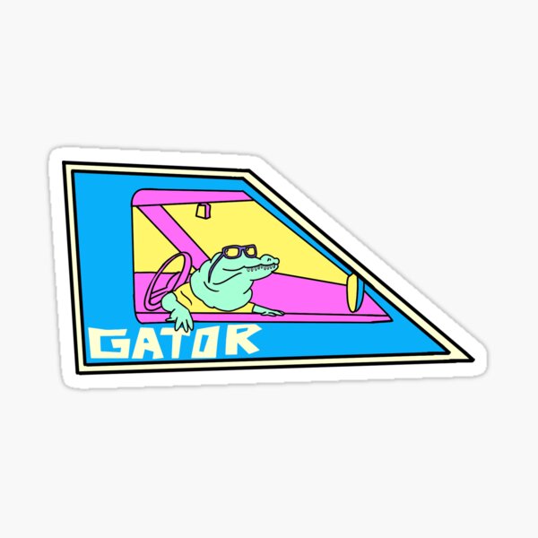 Gator Car Sticker