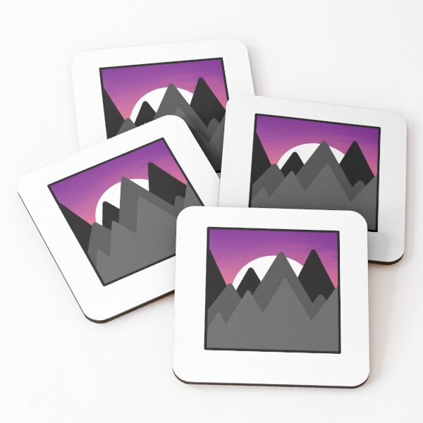 Item preview, mountain range moon rising designed and sold by caitlinjquinn.