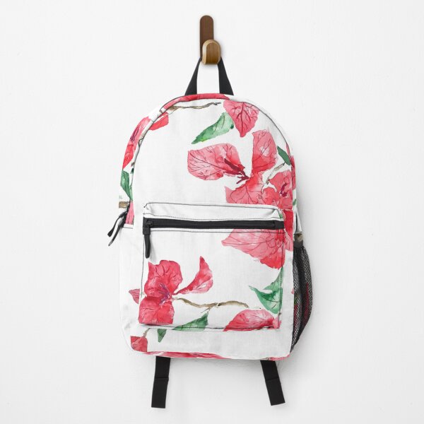 Item preview, hand painted Reddish Pink Bougainvillea flower watercolor 2020 designed and sold by ColorandColor.