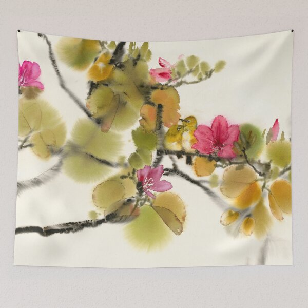 Item preview, Bauhinia and the yellow bird designed and sold by Sun Lin.