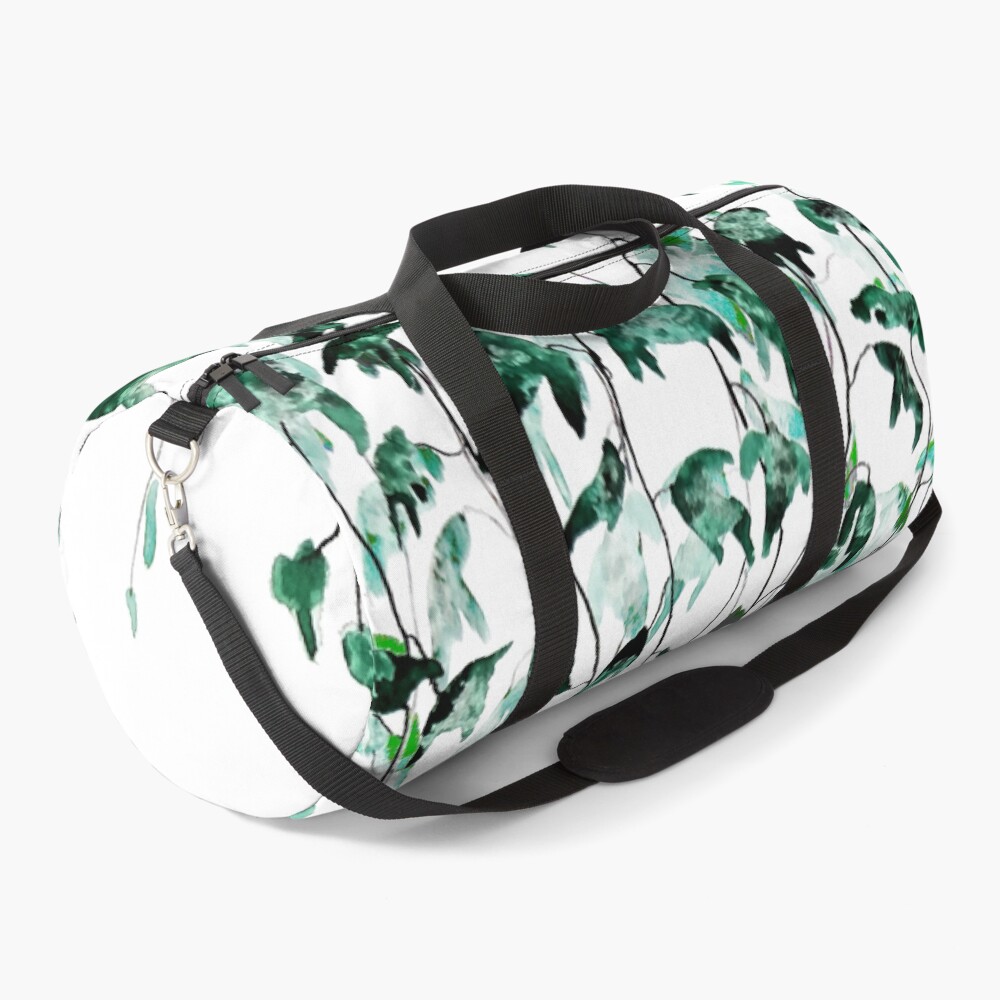 Ivy on the wall watercolor Duffle Bag