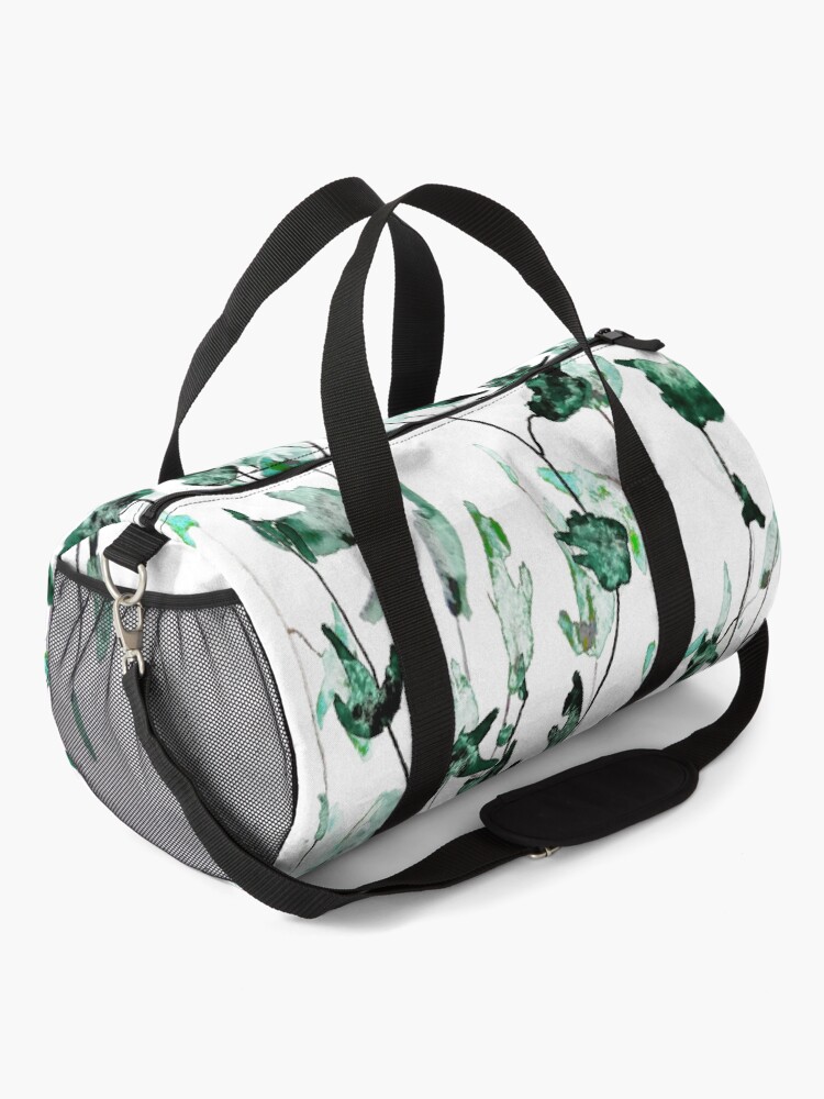 Alternate view of Ivy on the wall watercolor Duffle Bag