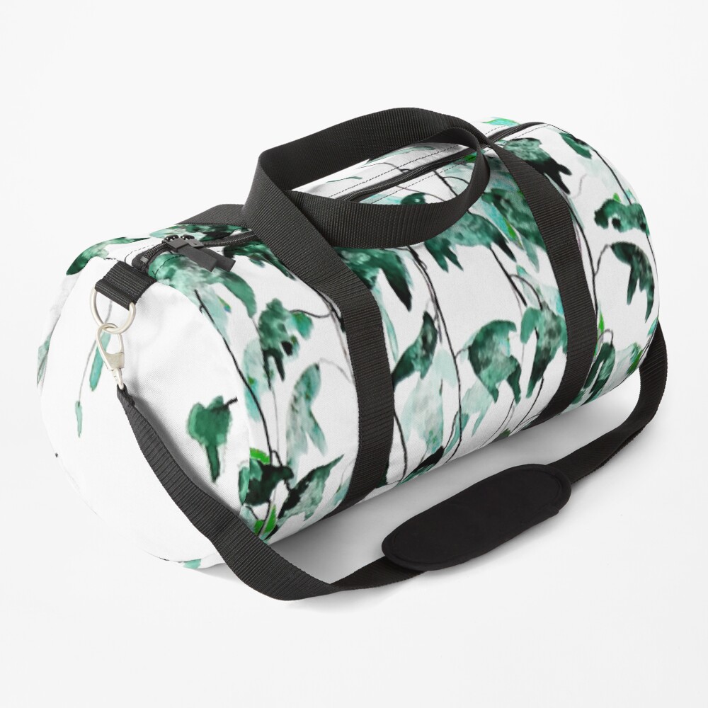 Ivy on the wall watercolor Duffle Bag
