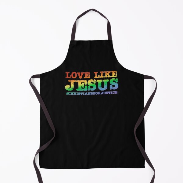 Item preview, Christians for Justice: Love Like Jesus (rainbow text) designed and sold by Ofeefee.