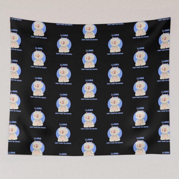 Item preview, Yoga Llama Don't Want No Drama designed and sold by MadMando.