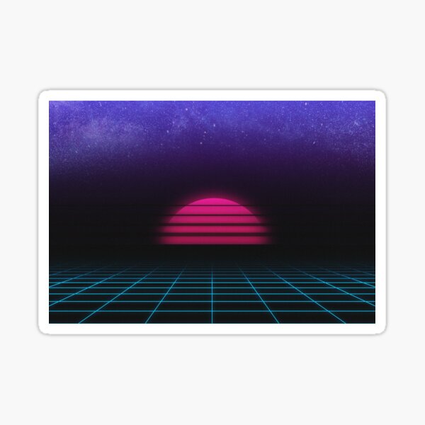 Vector Skies Background Sticker