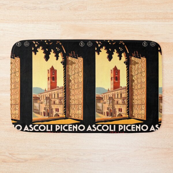Item preview, ENIT Ascoli Piceo vintage travel poster designed and sold by stickart-marek.