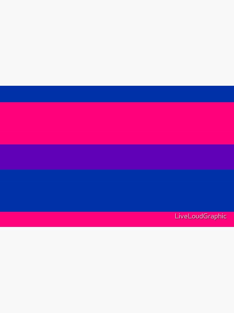 Solid Bisexual Pride Flag by LiveLoudGraphic