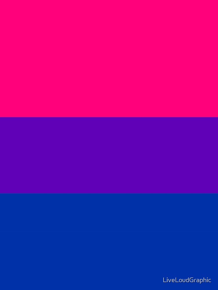 Solid Bisexual Pride Flag by LiveLoudGraphic
