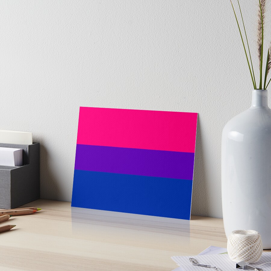Solid Bisexual Pride Flag Art Board Print