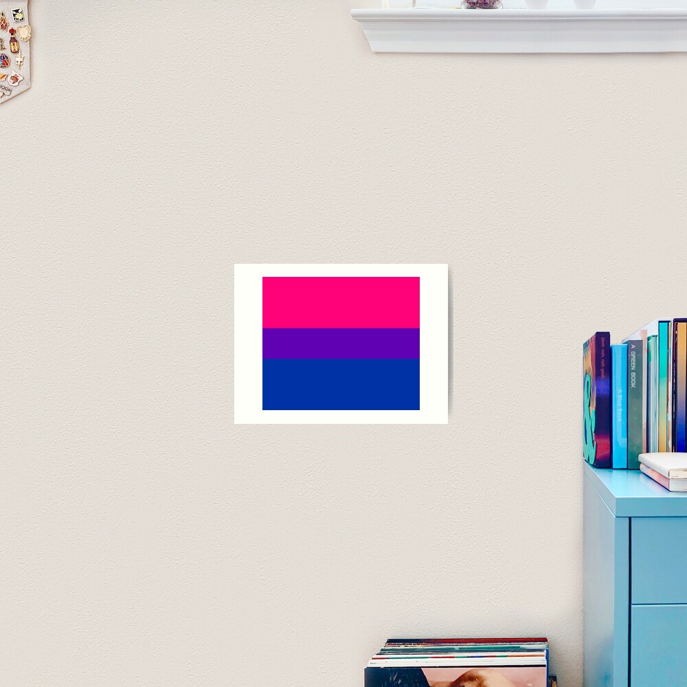 Solid Bisexual Pride Flag Art Print