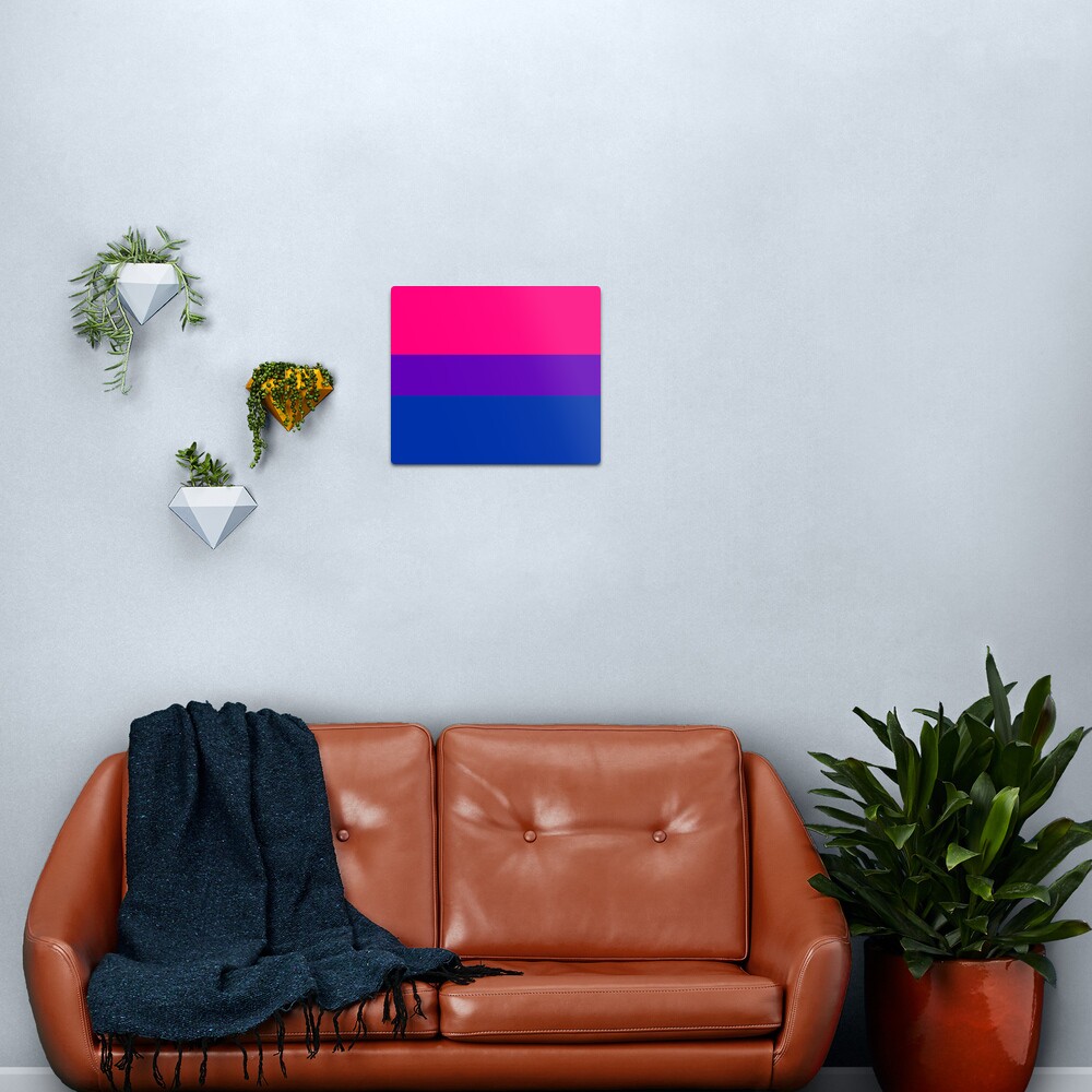 Solid Bisexual Pride Flag Metal Print