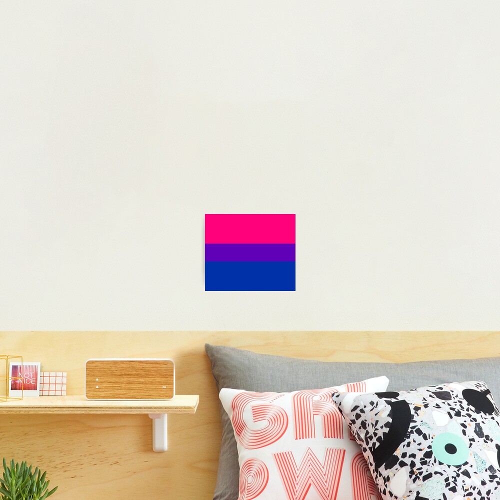 Solid Bisexual Pride Flag Photographic Print