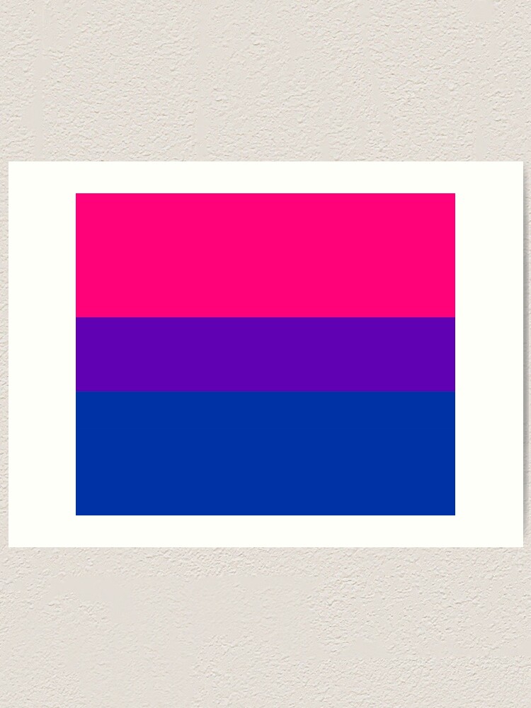Alternate view of Solid Bisexual Pride Flag Art Print