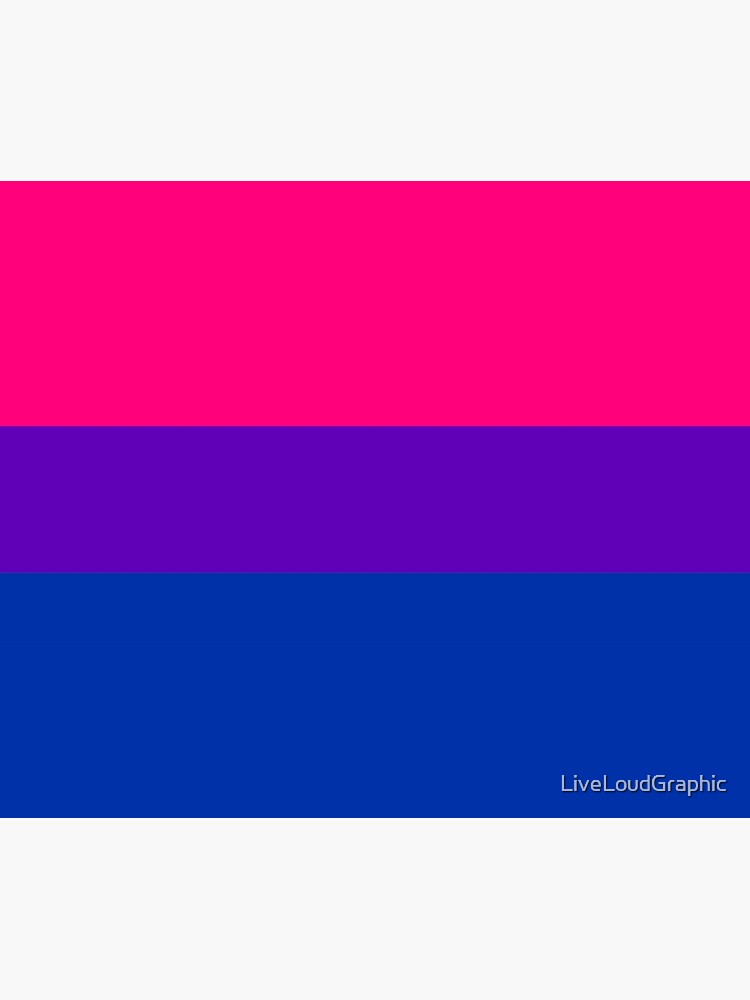 Solid Bisexual Pride Flag by LiveLoudGraphic