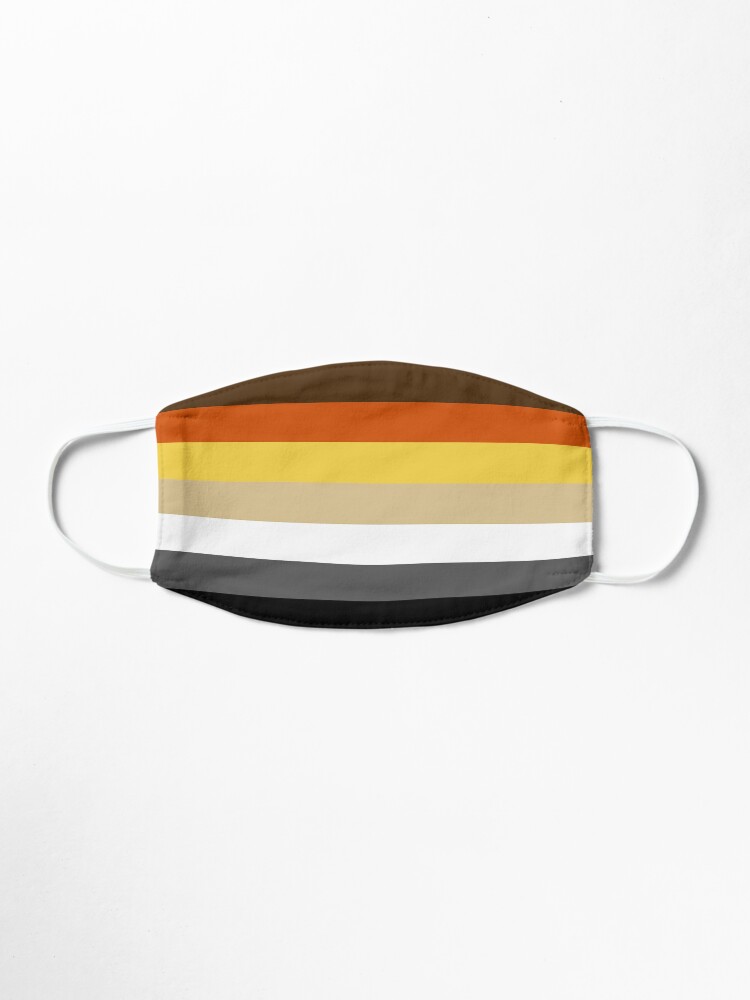 Alternate view of Solid Bear Pride Flag Mask
