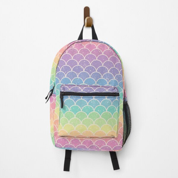 Item preview, Pastel Rainbow Glitter Mermaid Scales designed and sold by Pink Pineapple Works.