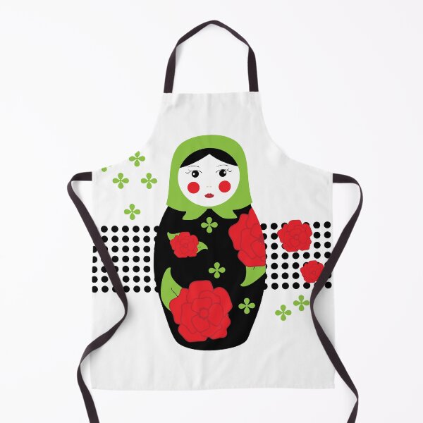 Item preview, Matryoshka Folk Russian Nesting Doll Illustration designed and sold by Anna Lemos.