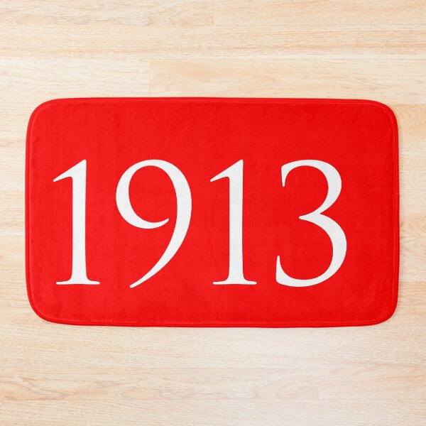 Item preview, White 1913 on Red designed and sold by 7kdesigns.