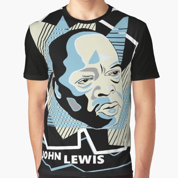 John Lewis, Freedom Rider, Civil Rights Leader Graphic T-Shirt