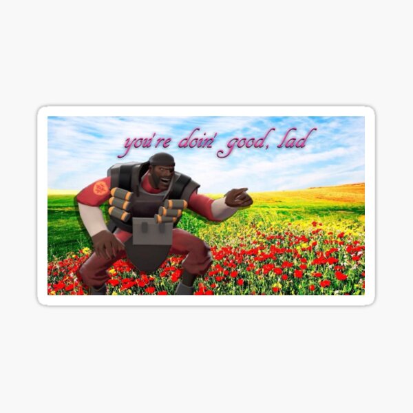 You're doin' good, lad Sticker