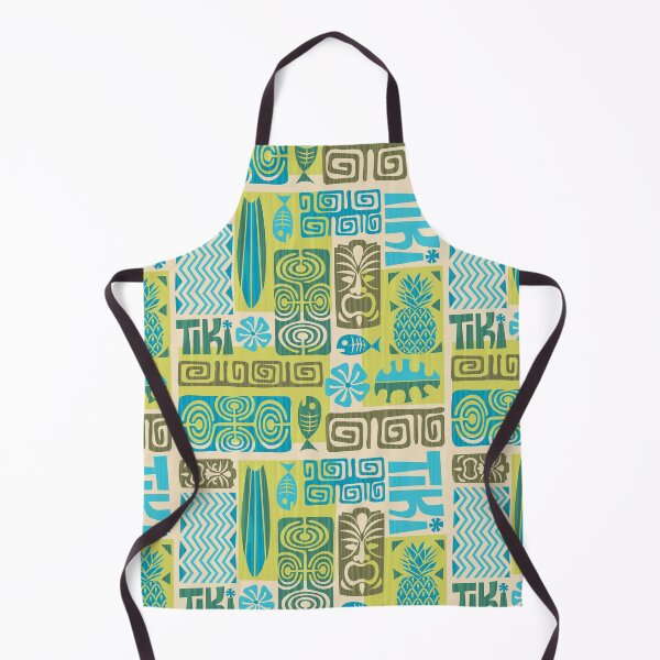 Item preview, Tiki Time Luau Party Pattern designed and sold by Pink Pineapple Works.