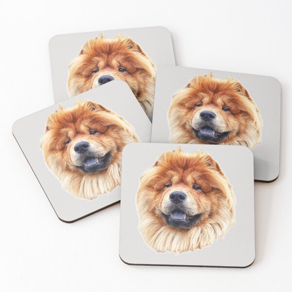 Item preview, Chow Chow Fluffy Puppy Dog Head designed and sold by ElegantCat.