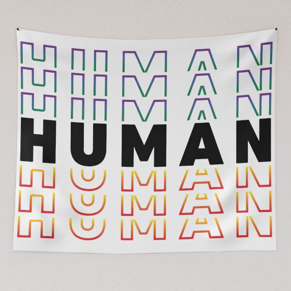 Item preview, We Are All Human designed and sold by BeyondTheDeck.