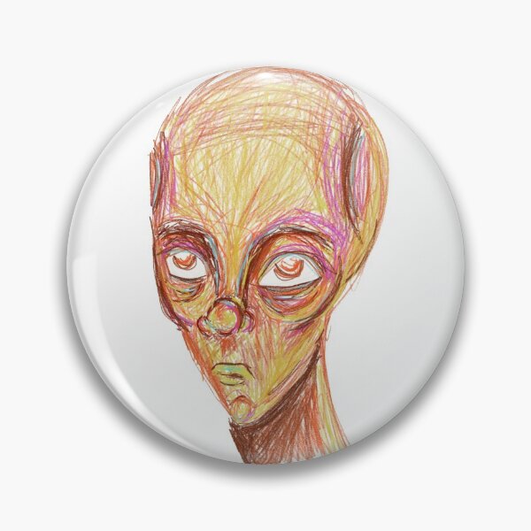 Item preview, Scribbly Head shaped designed and sold by Essalena.