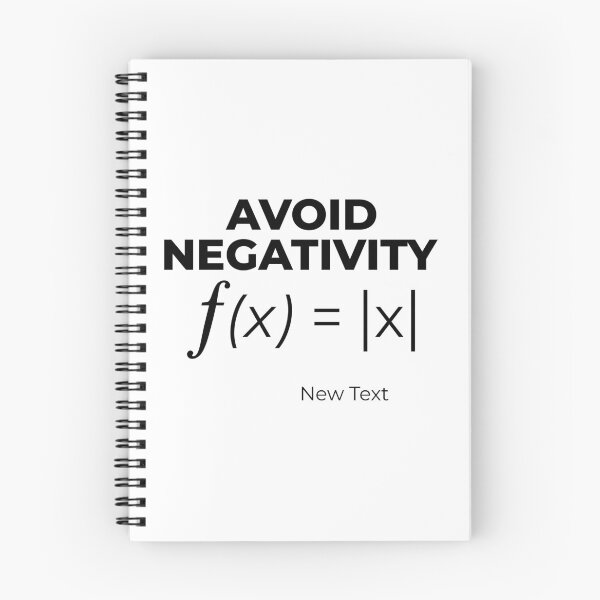 Item preview, Avoid Negativity - Calculus designed and sold by EstelleStar.