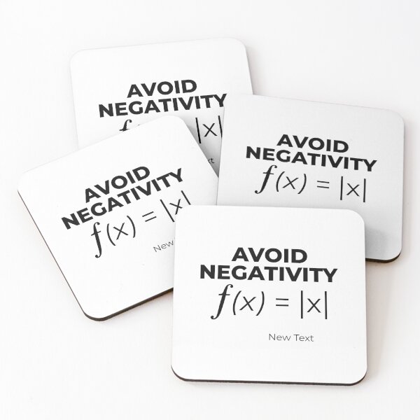 Item preview, Avoid Negativity - Calculus designed and sold by EstelleStar.