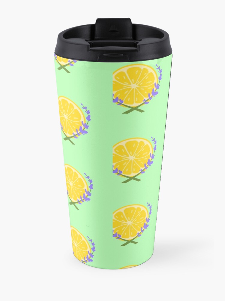 Alternate view of Lavender Lemonade Logo Travel Coffee Mug