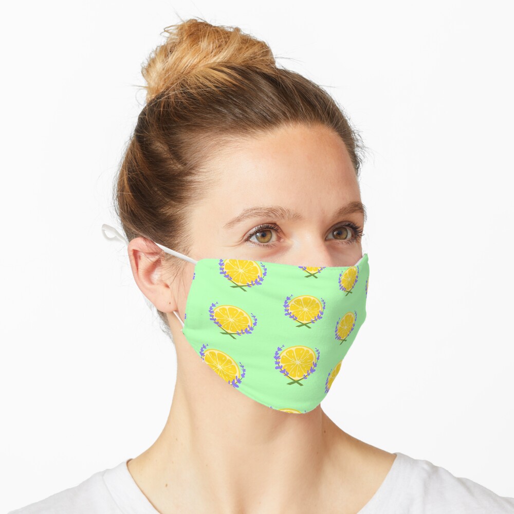 Lavender Lemonade Logo Mask