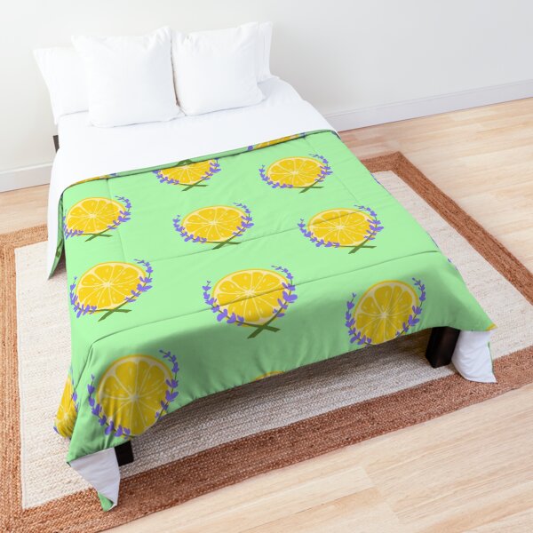 Lavender Lemonade Logo Comforter