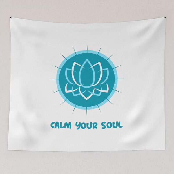 Item preview, Calm your soul - Blue lotus designed and sold by BlueRoseHeart.