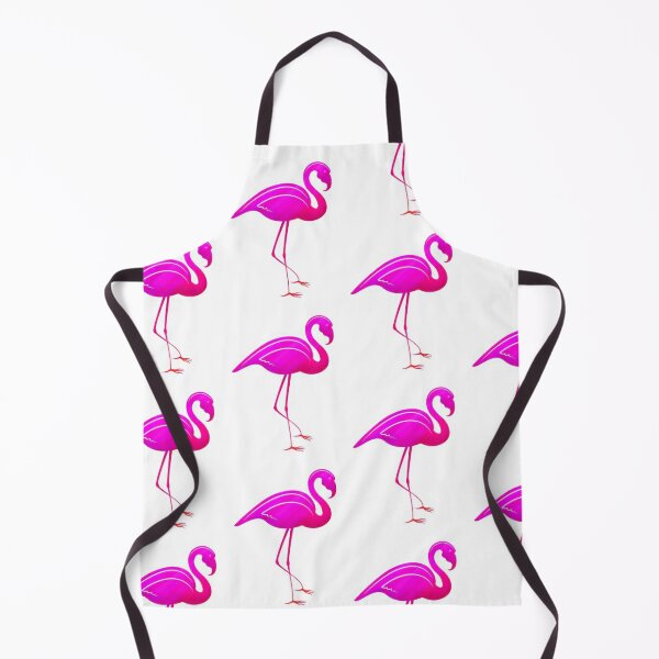 Pink Flamingo Pop Art Style  Apron