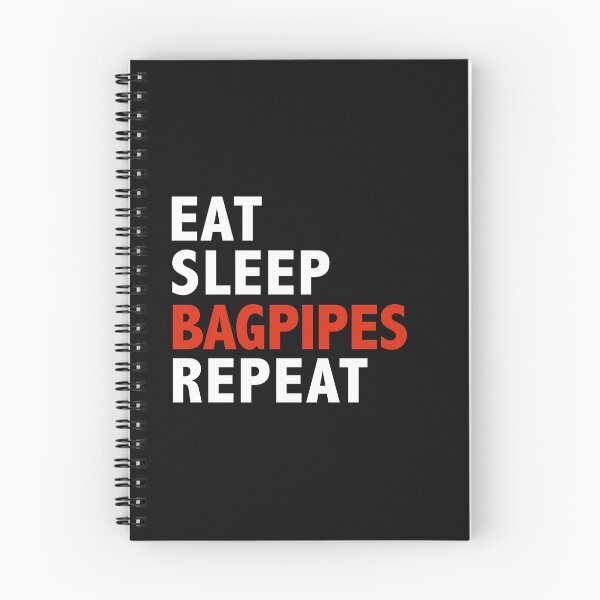Item preview, Eat Sleep Bagpipes Repeat Bagpipes Player designed and sold by losttribe.
