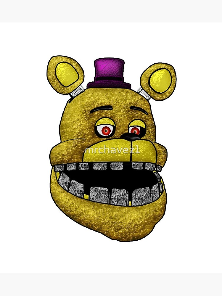 fnaf 4 Nightmare Fredbear head