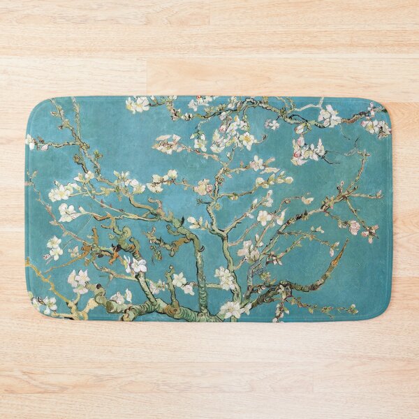 Item preview, Almond Blossom - Vincent Van Gogh (turquoise blue) designed and sold by DejaVuStudio.