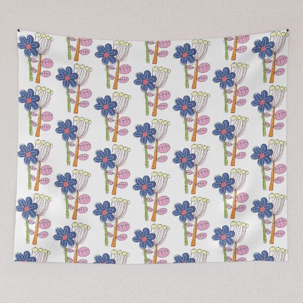 Item preview, Post modern flowers designed and sold by Jonesyinc.