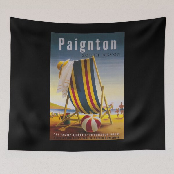 Item preview, Paignton vintage travel poster designed and sold by stickart-marek.