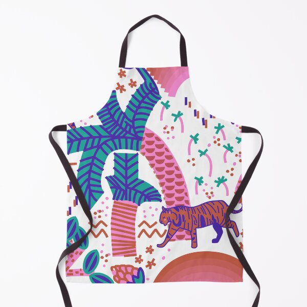 Item preview, surreal tropical jungle pattern designed and sold by Maria Caballer.