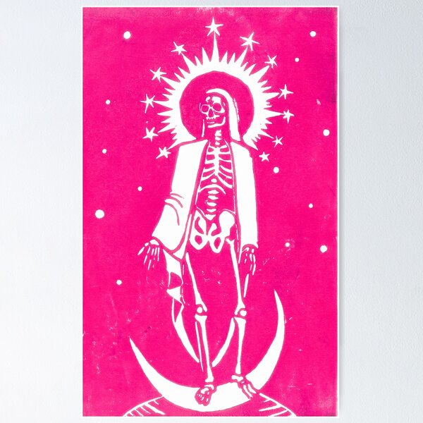 Artikel-Vorschau von Santa Muerte Pink, designt und verkauft von PaolinoDesigns.