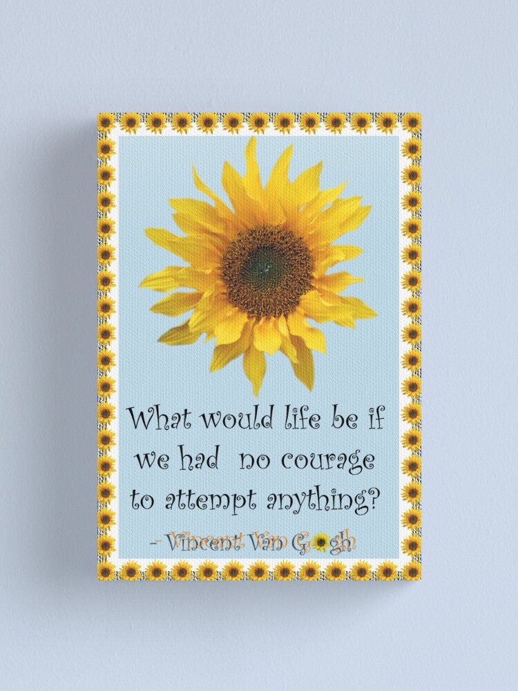 van gogh sunflowers canvas