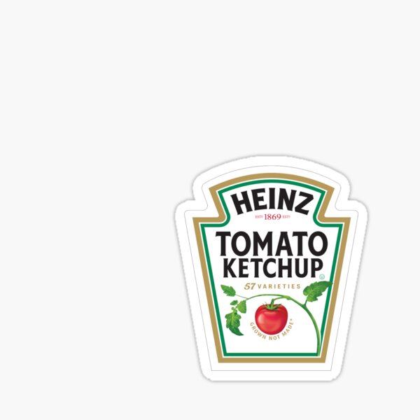 Tomato Ketchup he inz Sticker