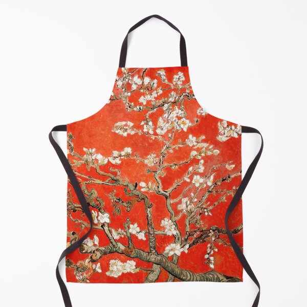 Item preview, Red Almond Blossoms Van Gogh (new color edit) designed and sold by DejaVuStudio.