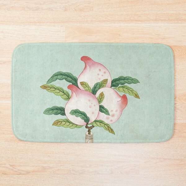 Item preview, Fruits: Peaches and grapes type-F(Minhwa-Korean traditional/folk art) designed and sold by minsillust.