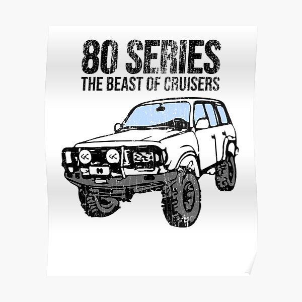 80 series the beast of landcruisers Poster